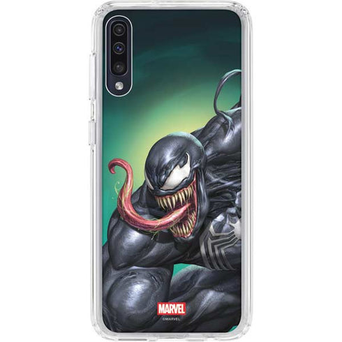 Marvel Venom Symbiote Galaxy A50 Clear Case
